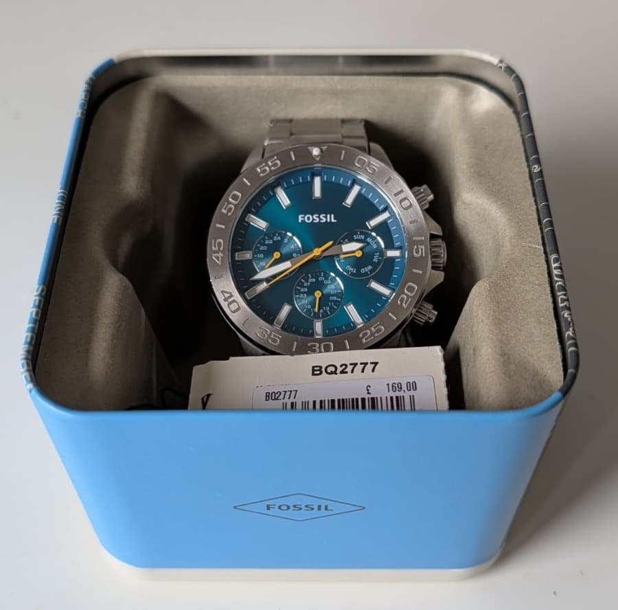 Fossil BQ2777 Men’s Watch – Blue Dial - thumbnail 2
