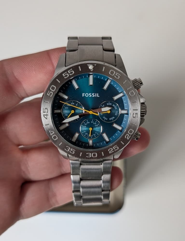 Fossil BQ2777 Men’s Watch – Blue Dial - thumbnail 3