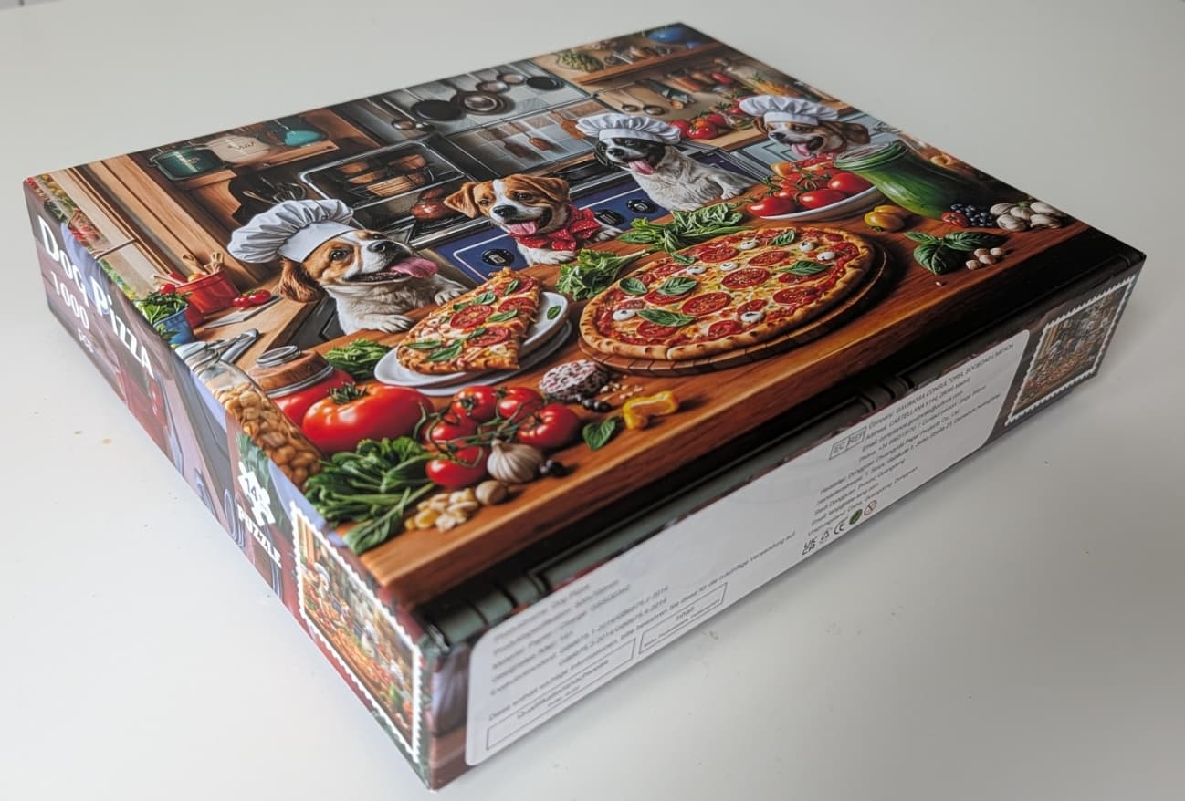 Funny Dogs Making Pizza Jigsaw Puzzle - thumbnail 2